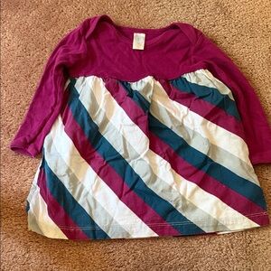 Stem Kids Casual Dress - Magenta, Teal, White